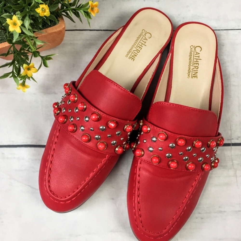Catherine Malandrino Stein Loafer Embellished Mule